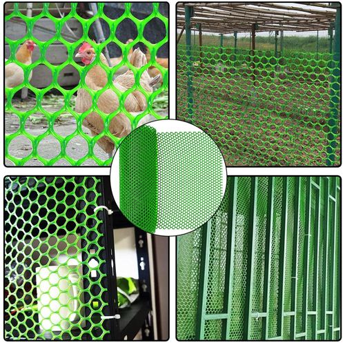 product_image_name-Generic-Wire Mesh Hexagonal Floral Netting Plastic Garden Fencing Nat Green-6
