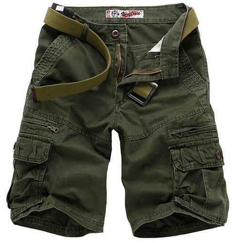 2016 New Mens Summer Army Cargo 3/4 Three Quarter Pants