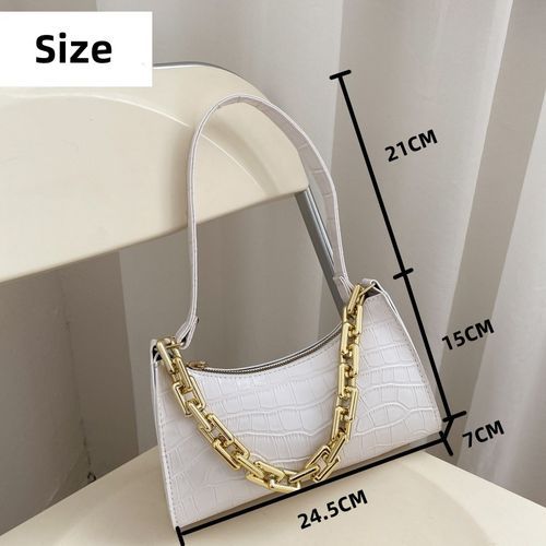 Fashion Women Shoulder Underarm Bag Nylon Ladies Vintage Solid Color  Top-handle Khaki - Walmart.com