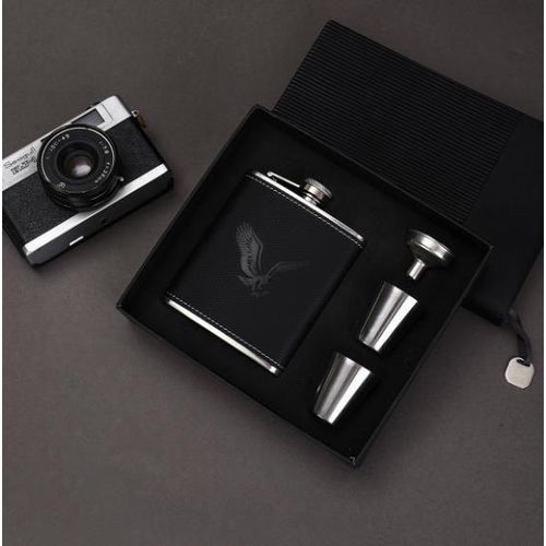 product_image_name-Generic-Hip Whisky Flask, Liquor Bottle With 2 Tot Cup/Gift Set-1
