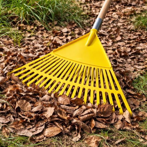 product_image_name-Generic-20-Teeth Plastic Leaf Rake Head for Lawn & Garden Cleanup-2