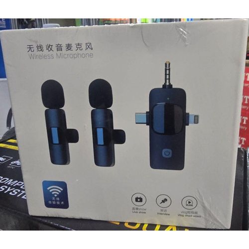 product_image_name-Generic-2.4GHz Wireless Lavalier Microphone for iPhone, Android, Type-C with Clear Audio, Noise Reduction, and 3-in-1 Setup-3