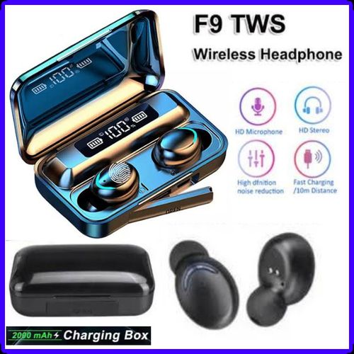 Tws f9 earbuds waterproof hot sale