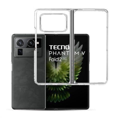 product_image_name-Generic-Tecno Phantom V Fold 2 Shockproof Design Anti-Yellowing Crystal Clear Back Case Cover For Tecno Phantom V Fold 2 5G - Hard Transparent-1
