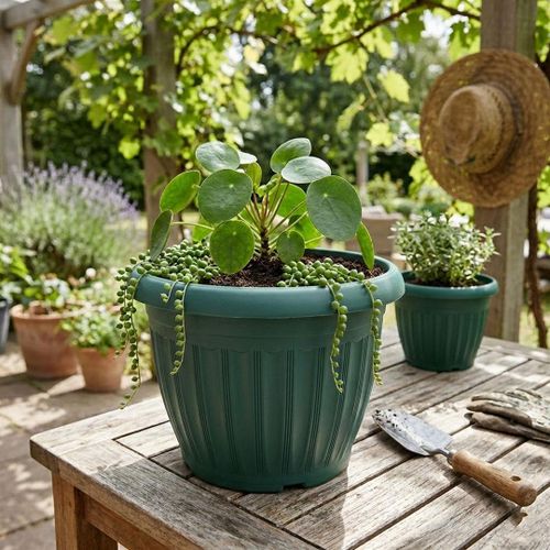 product_image_name-Generic-Plastic Flower Pot Planter-1