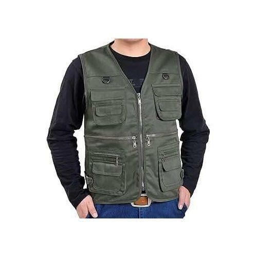 product_image_name-Fashion-Green Utility Vest – Multi-Pocket Outdoor Workwear for Field Use-3