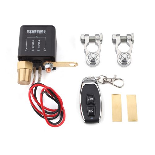 12V Wireless Remote Control Power Cut Off Car Battery Disconnect Switch  System