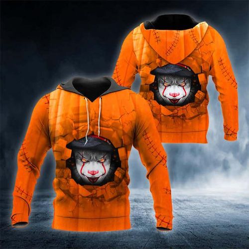 Generic New Halloween Sweatshirt With Hat Fun 3d Scary Pumpkin Skull Print Men s And Women s Street Clothes Essential Hoodie Coat Best Price Online Jumia Kenya