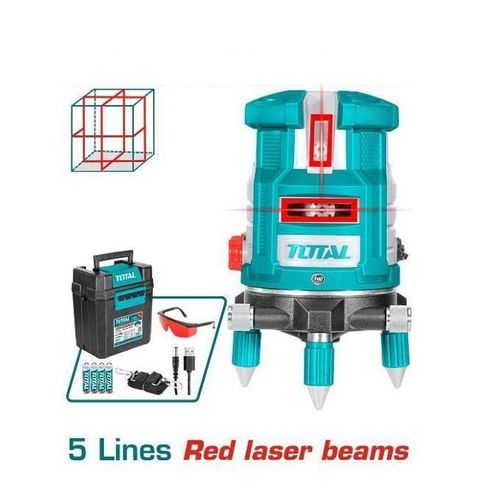 product_image_name-TOTAL- Self-leveling Line Laser (Red laser beams, Without tripods) -1