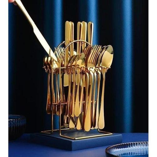 product_image_name-Generic-24 Pieces Golden Cutlery Set-1
