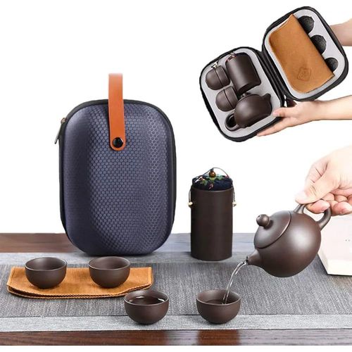 product_image_name-Generic-Travel Ceramic Kung Fu Teapot Set – Portable Tea Brewing Set-3