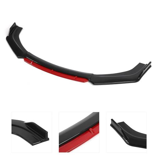 product_image_name-Generic-Universal Front Bumper Lip (Black Red)-5
