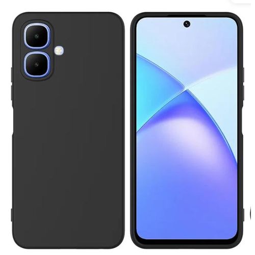 product_image_name-Tecno-Pop 10 Cover Soft Feel Black Heavy Duty Protection Phone Case/ Back cover-4