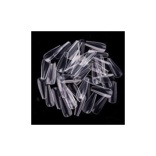 product_image_name-Generic-40PCs Quality Clear Nail Artificial False Coffin Nails Press On Nails+2Nails Glue-2