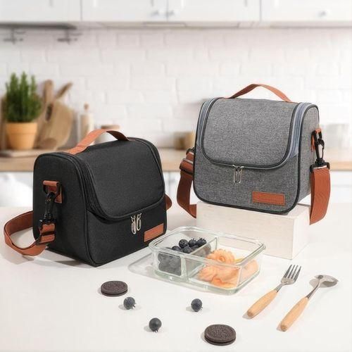 product_image_name-Generic-1PC THERMAL FOOD BAG / INSULATED LUNCH BAG- BLACK-1