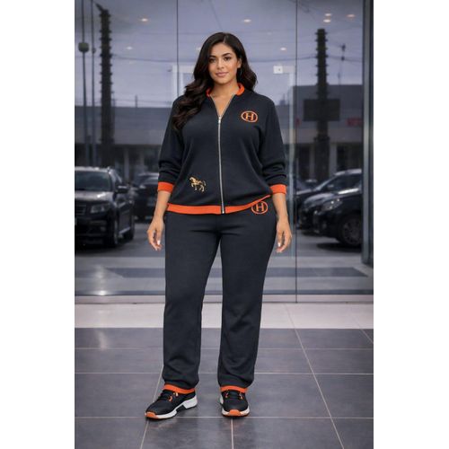 product_image_name-Fashion-Black white orange sweater set-1