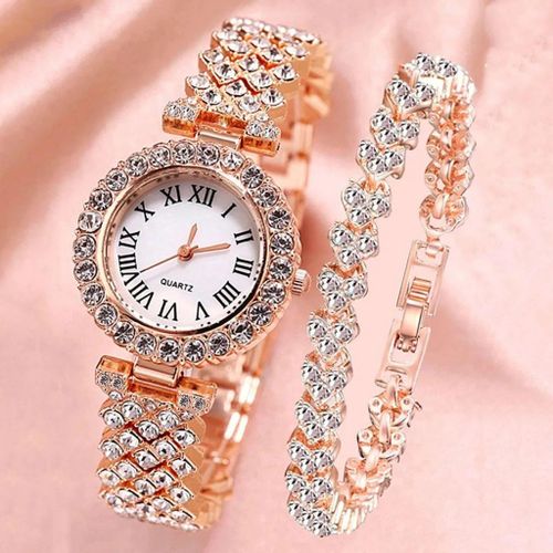 Generic Watch For Women Watches 2023 Best Selling Products Luxury Watch Luxury Brand Reloj Mujer Watch Bracelet Set Diamond Steel Band Best Price Online Jumia Kenya