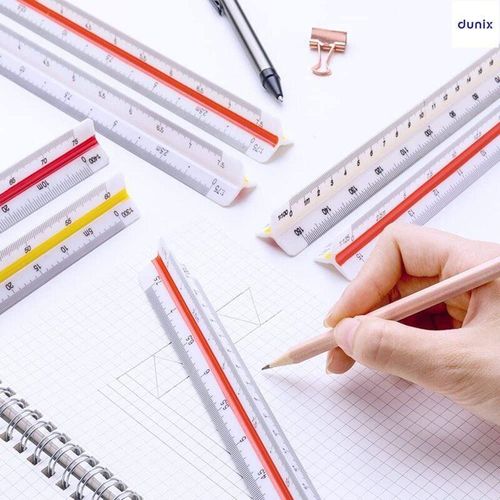 product_image_name-Generic-Scale Ruler, Plastic Triangular Scale, 30 cm Architecture Ruler, Triangular Ruler, Metric Scale Ruler (Scale 1:20, 1:25, 1:50, 1:75, 1:100, 1:125)-6