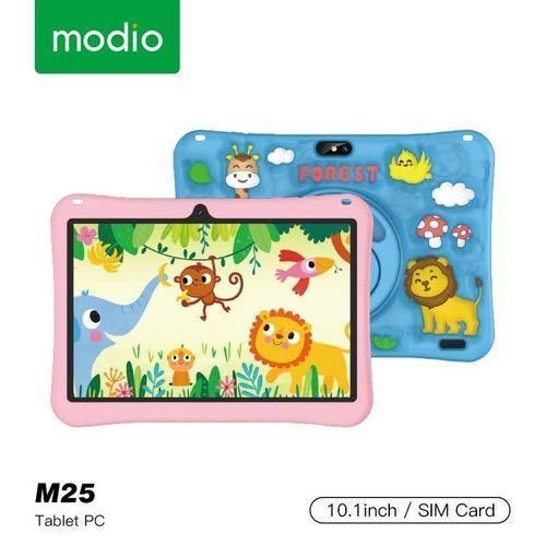 product_image_name-Modio- M25 Kids Tablet Pc, Android 8GB RAM 512GB ROM Virtual Storage10.1 Inches Sim Card Support, WIFI, Dual Camera With Free Gifts and free Headphones - PINK-2