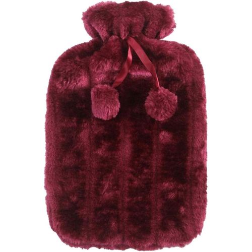 product_image_name-Generic-Hot Water Bottle with Soft Faux Plush Cover for Heat Therapy-2