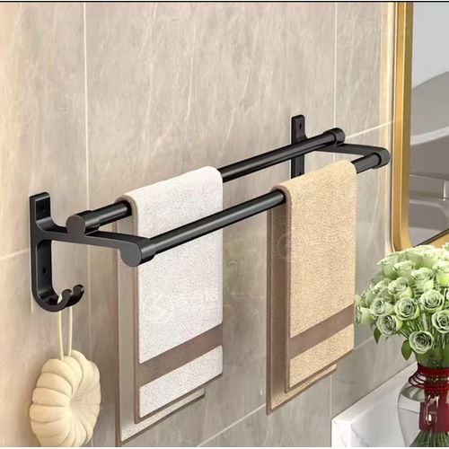 product_image_name-Un Branded-Punch-Free Wall Towel Rack-6