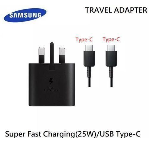 product_image_name-Samsung- Galaxy A04 Fast Charger 25W/USB TYPE C To C Cable-1