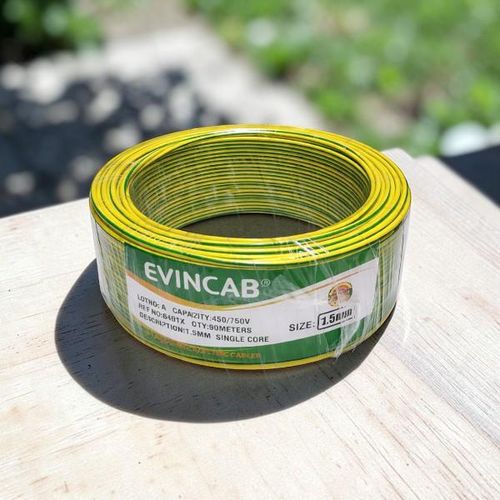 product_image_name-Evin- 1.5mm Yellow/Green Single Core Solid Anti Aging Heat Safe Electrical Wiring Cable -1