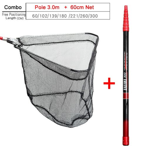 Generic Fishing Hand Net High Carbon Ultralight Portable Fly