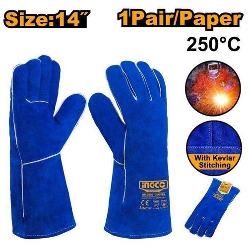 product_image_name-Ingco-HGVW03 Welding gloves Size:14 inch-1
