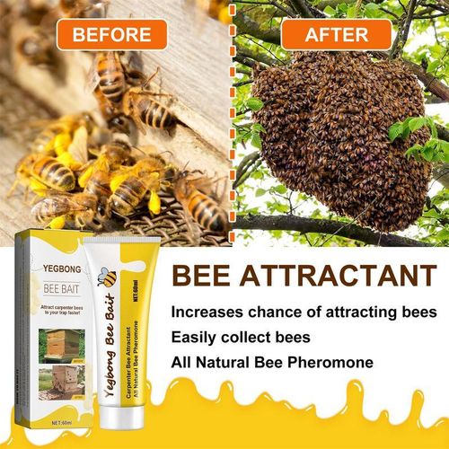 Generic Farm Bee Attractant Pheromones - Naturally Attracts Bees Bait Hive,  Farm Traps Garden Yellow @ Best Price Online
