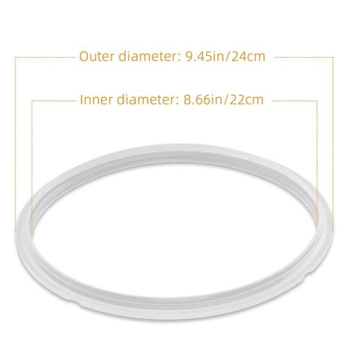 Silicone Sealing Ring for Instant Pot Sealing Ring for 6 / 5qt Food-grade Replacement Silicone Gasket Seal Rings Fit for Ip-duo60, IP-LUX60