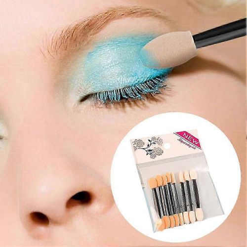 product_image_name-Generic-12pcs double ended applicators Eye Shadow Stick Powder Brushes Sponge Eyeshadow Applicator Eyes Makeup-3