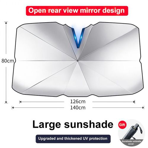 Generic Car Sun Umbrella Sunshade Car Front Windshield Sunshade Retractable  Folding Sun Shield Sunscre WEF @ Best Price Online