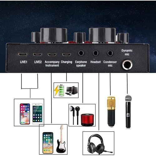 product_image_name-Generic-BM-800 Recording Studio Package with Voice Changer, Live Sound Card - Audio Interface for Laptop Computer-2
