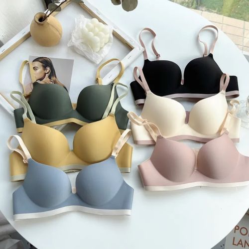 Women Push Up Bra For Small Chest Cotton Seamless Wireless Padded