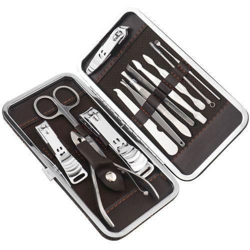 product_image_name-Generic-Manicure Nail Clippers Kit Pedicure Set Nail 12Pcs-1