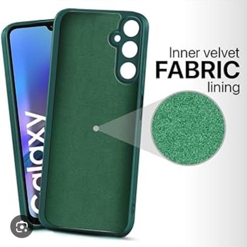 product_image_name-Samsung-Galaxy A05s Original Green Silicone Phone Case Protective Cover-3