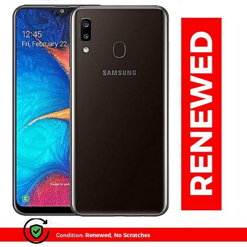 Renewed Samsung Galaxy A20 32GB ROM+3GB RAM (6.4'') 4000mAh