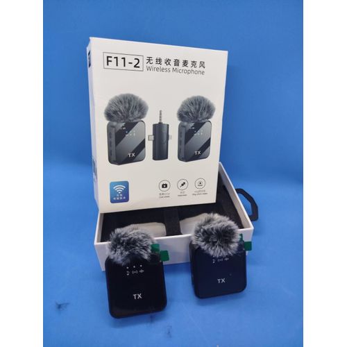 product_image_name-Generic-F11-2 Dual Wireless Microphone System – Perfect for Podcasts & Public Speaking-1