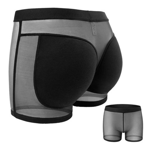 Generic Ladies Padded Pants Panty Enhancer Underwear Black XXL