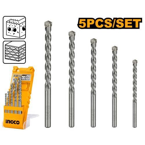 product_image_name-Ingco-5 Pcs masonry drill bit set-1