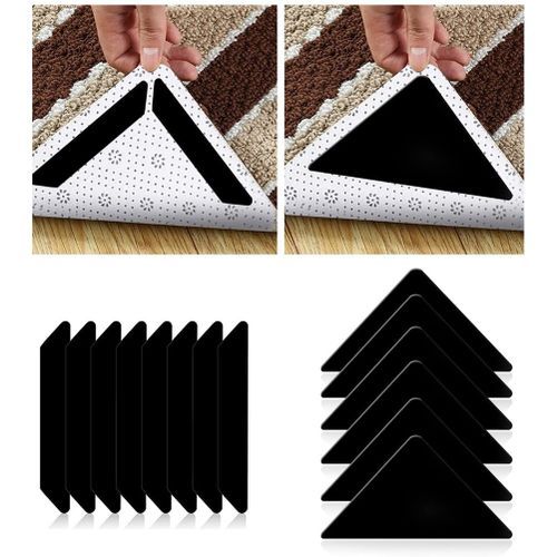 Dropship 8pcs Rug Gripper; Double Sided Non-Slip Rug Pads Rug Tape