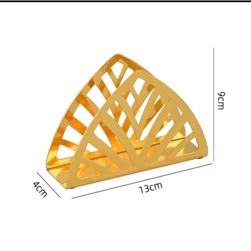 product_image_name-Generic-Dining Serviette Holder Metallic Table Tissue Organizer-1