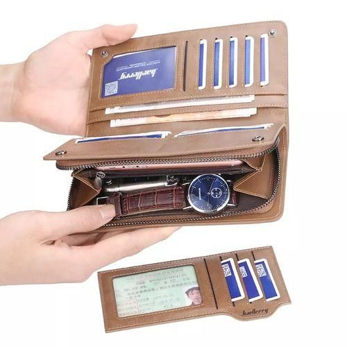 product_image_name-Generic-Ladies Leather Wallet Women Leather Wallet Beautiful Leather Purse Card Holder-2