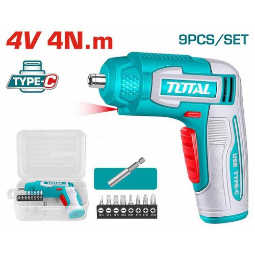 product_image_name-TOTAL-TSDLI0458 Cordless screwdriver Voltage: 4V 4Nm ,-1
