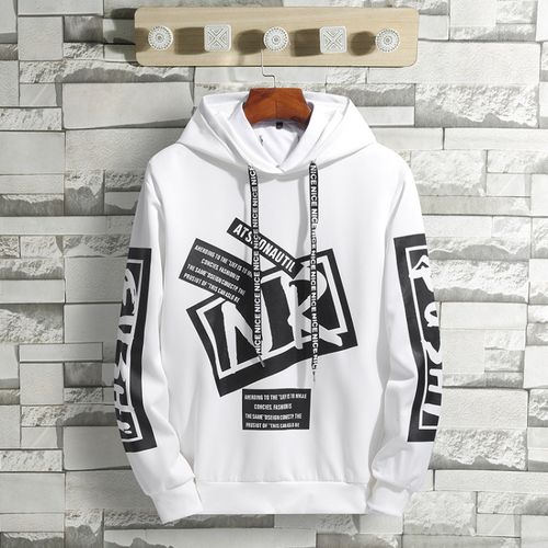 Fashion New Big Size Mens Hoodies Casual Sports Hoodie Outdoor Leisure Coat White Best Price Online Jumia Kenya