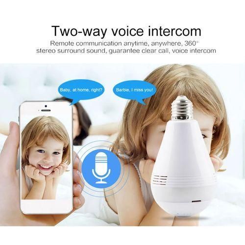 product_image_name-Generic-WiFi Camera Bulb With Motion Detection, Spotlight Night Vision, Baby Monitor-2