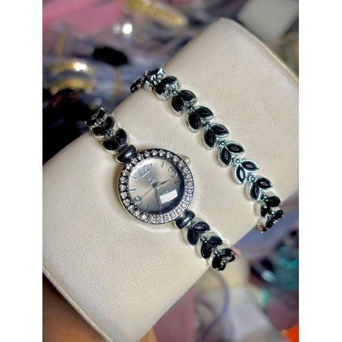 product_image_name-Generic-Women wristwatch and bracelet set.-4