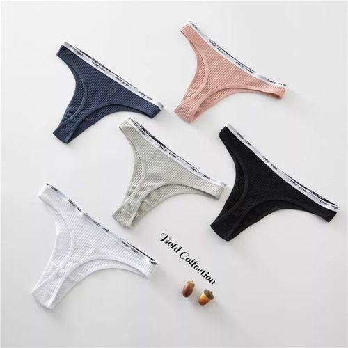 Fashion 3PCs Only One Sexy Pure Cotton Thong Panties @ Best Price Online
