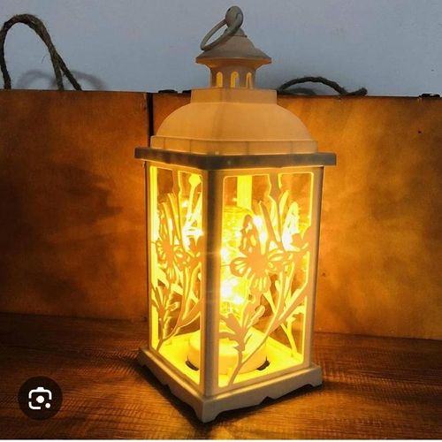 product_image_name-Decorland-30cm Decorative Fairy Lantern with USB & Battery Power – White Metal Frame – LED Night Light-1